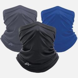3 Pack Face Mask Cover Arctic Cool Cooling Face Fishing Gaiter