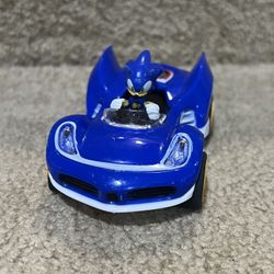 Sonic Transformed All-Stars Racing Action: Sonic Hedgehog Pull Back Car 2020 4”