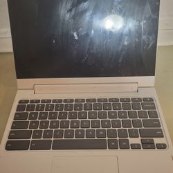 White Lenovo Touchscreen Chrome book Laptop