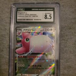 CGC 8.5 Near Mint Wigglytuff EX Pokemon Card