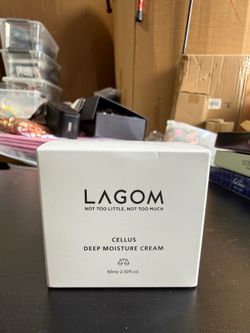 LAGOM Cellus Deep Moisture Cream Natural Moisturizer with Ceramide and D-Panthenol (B5)