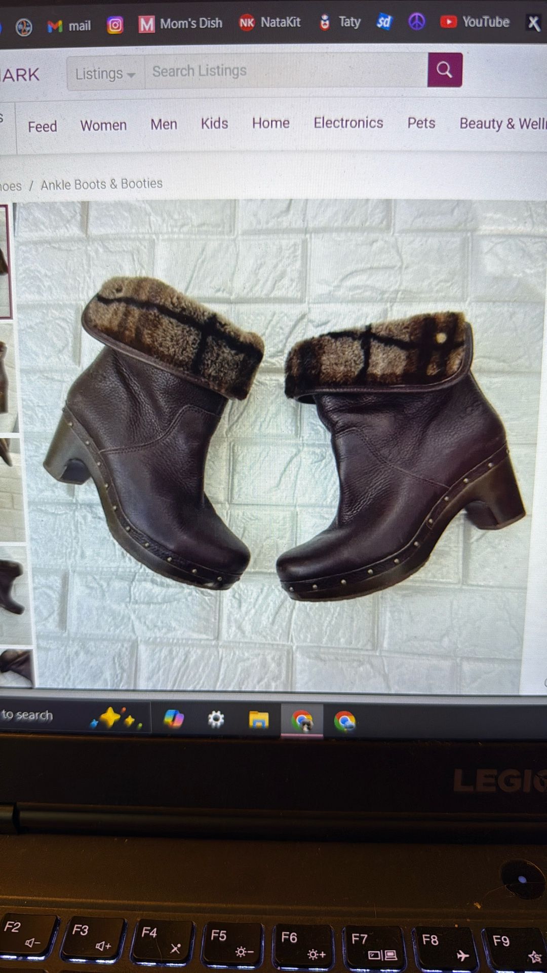 Ugg Cora Lynn Brown Leather Boots