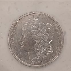 1882 p Morgan Silver Dollar