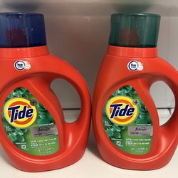 Tide liquid detergent 2 x $9