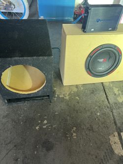 10” Subwoofer And Amplifier
