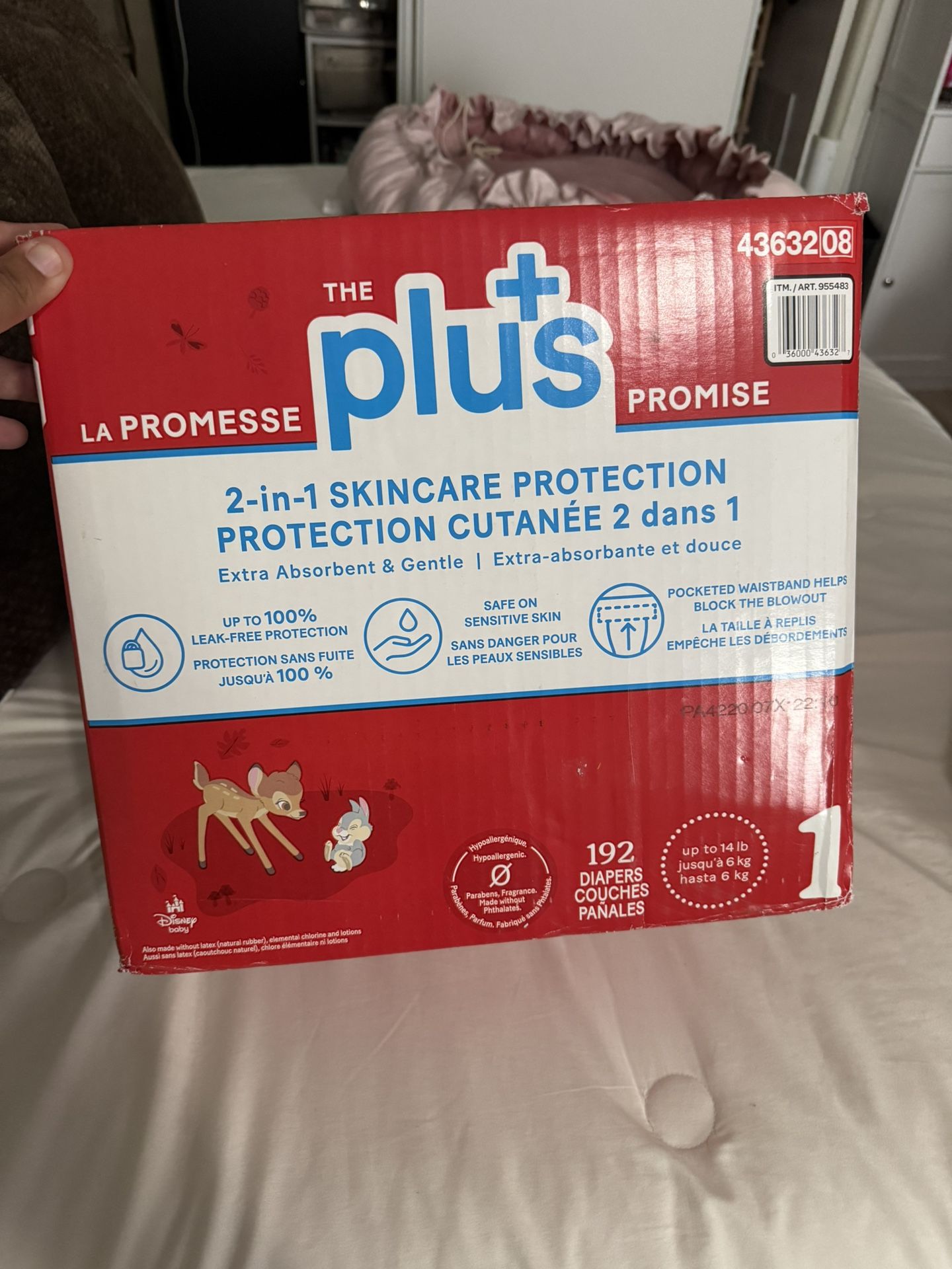 Huggies plus size 1 