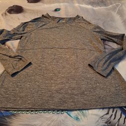 Girls Long Sleeve Top Shirt Size XL Old Navy Active Go-Dry Gray ❤️😍
