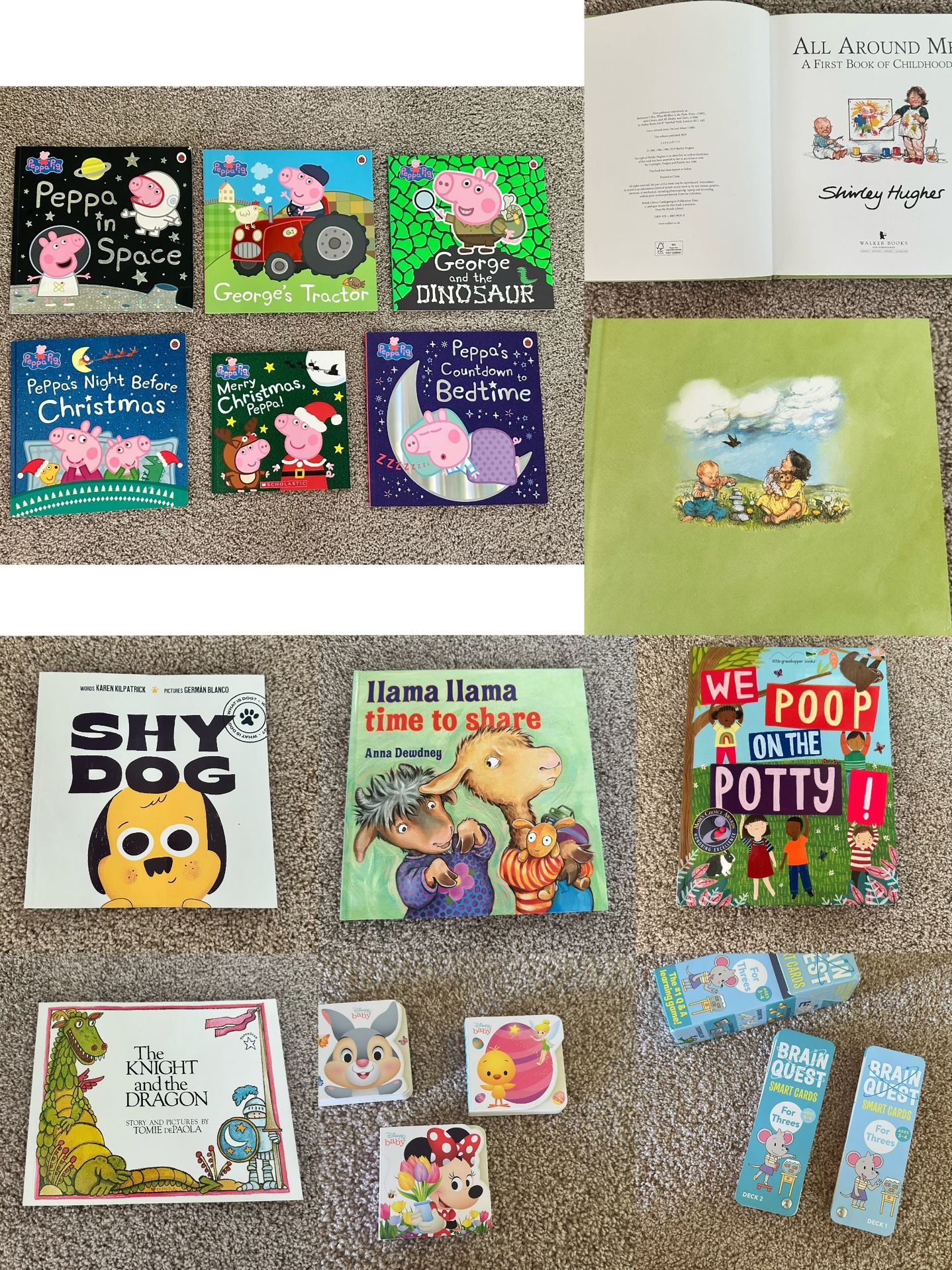 Books +Brain Quest Bundle Kids/Toddler