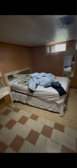 Full size bed and frame
