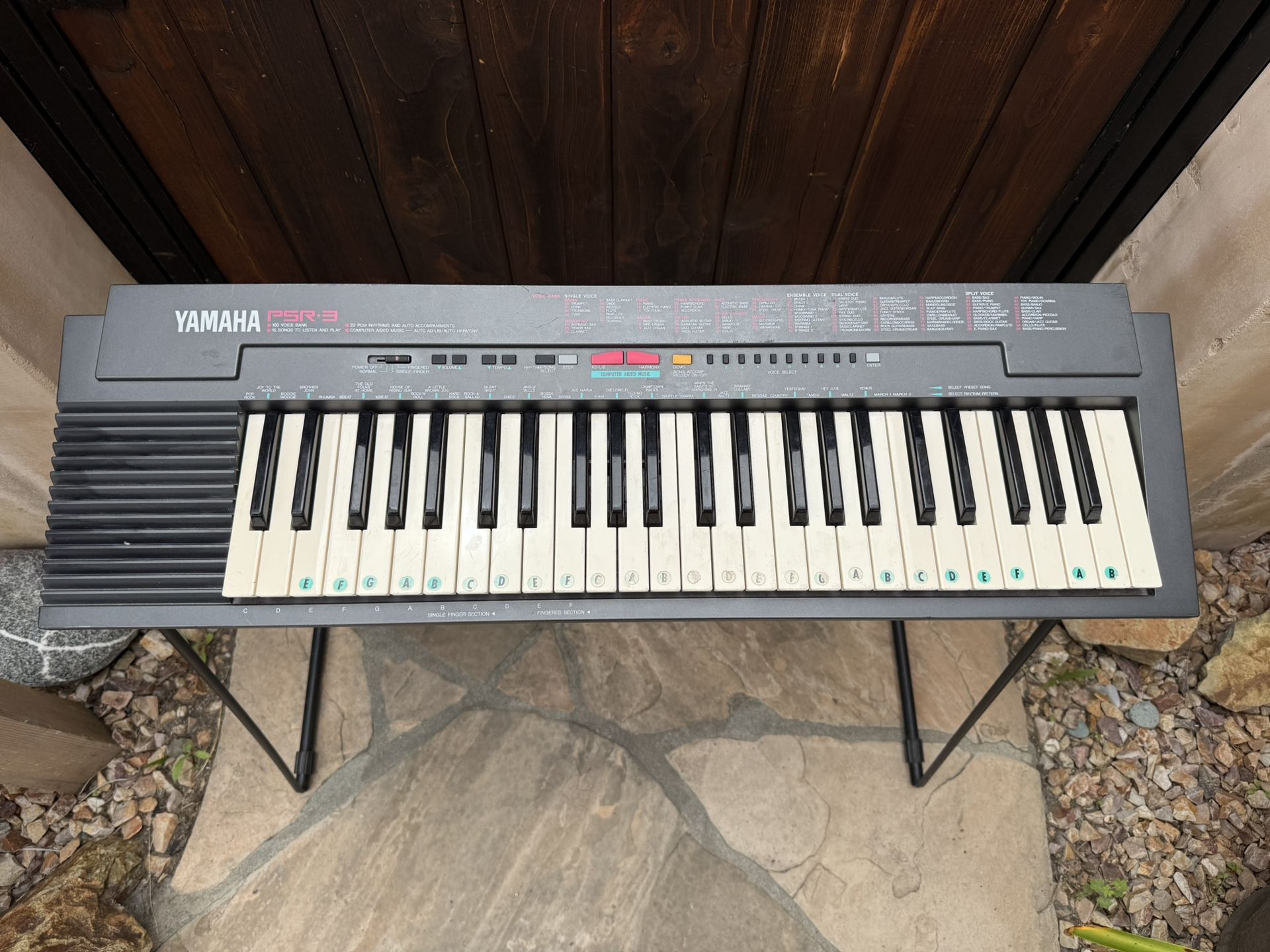 Vintage Yamaha PSR-3 Electronic Keyboard + Stand - Works Great! 🎹 $75 – Carlsbad / North County SD