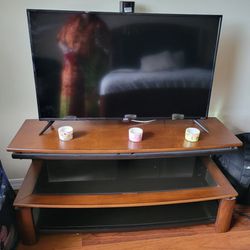 TV Stand.  Holds 43"