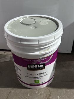 5 Gallon Behr Premium Plus Interior Eggshell Paint - Khaki Tan