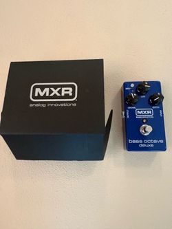 Bass pedal- MXR octave pedal