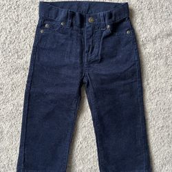 Janie and Jack Navy Corduroy Pants – 12–24 Months