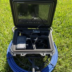 Sewer camera with monitor