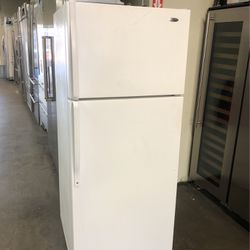 Amana Top Freezer Refrigerator In White 18 Cu Ft