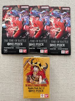 One Piece Card Game Bundle – OP-16 Booster Packs + Double Pack Set 12