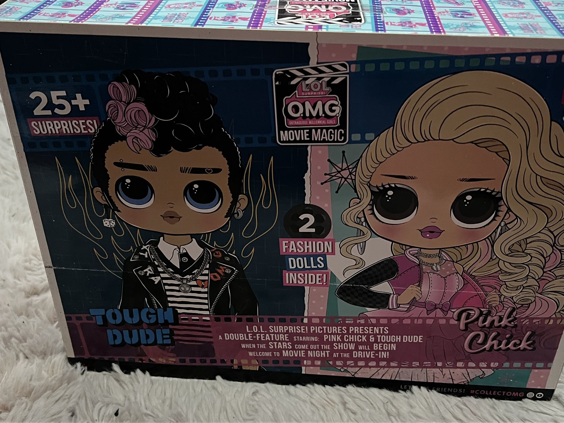 L.O.L. Surprise! LOL Surprise OMG Tough Dude & Pink Chick Movie Magic Series 2