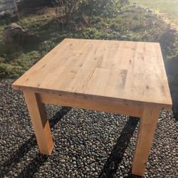 Solid Wood Side Table 