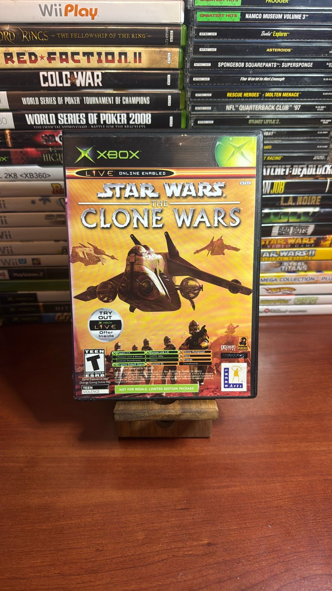 Star Wars The Clone Wars + Tetris Combo Game