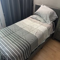 Twin Bed Frame And Mattress 