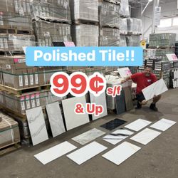 Polished Tile Starting At 99¢ S/F
