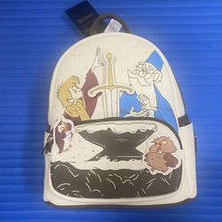 Loungefly Sword And The Stone Mini Backpack  - NWT 