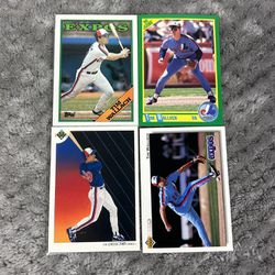 Lot of Tim Wallach baseball cards