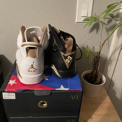 Size 11 - Air Jordan 7/6 (BOTH) Retro Golden Moments Pack NEW DS!!!
