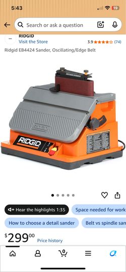 Rigid spindle sander