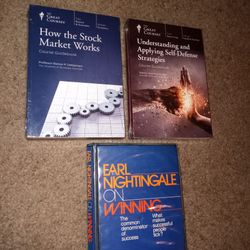 THE GREAT COURSES EDUCATION DVD SET $20.00 FOR ALL 3