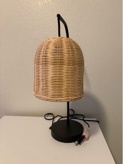 rattan lamp