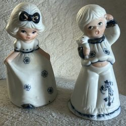 vintage Jasco porcelain bell figurines