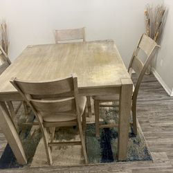 Counter Height Table With Rug