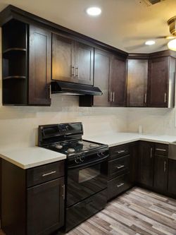 Kitchen cabinets and countertops