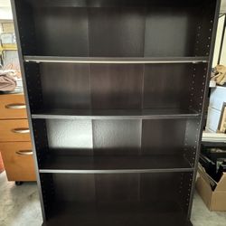 Bookcase - Brown W/ 4 Shelves