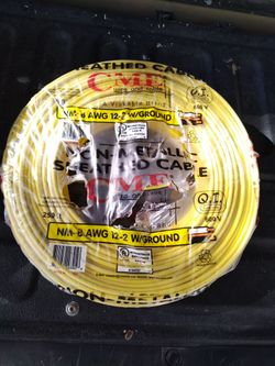 12/2 WITH GROUND SOLID COPPER ROMEX WIRE 250FT ROLL