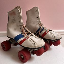Vintage Leather Fireball Roller Derby Skates