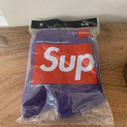 Supreme Purple Hanes 