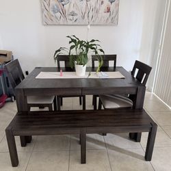 Dinner Table Good Conditions 4 Chairs One Beach