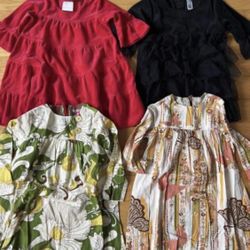 3-4 Years Old Dress, Tunic Dress, Pants, Tights