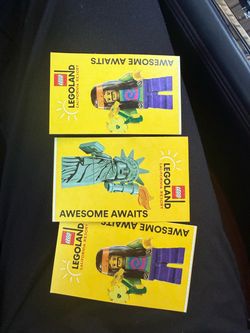 3 Legoland tickets