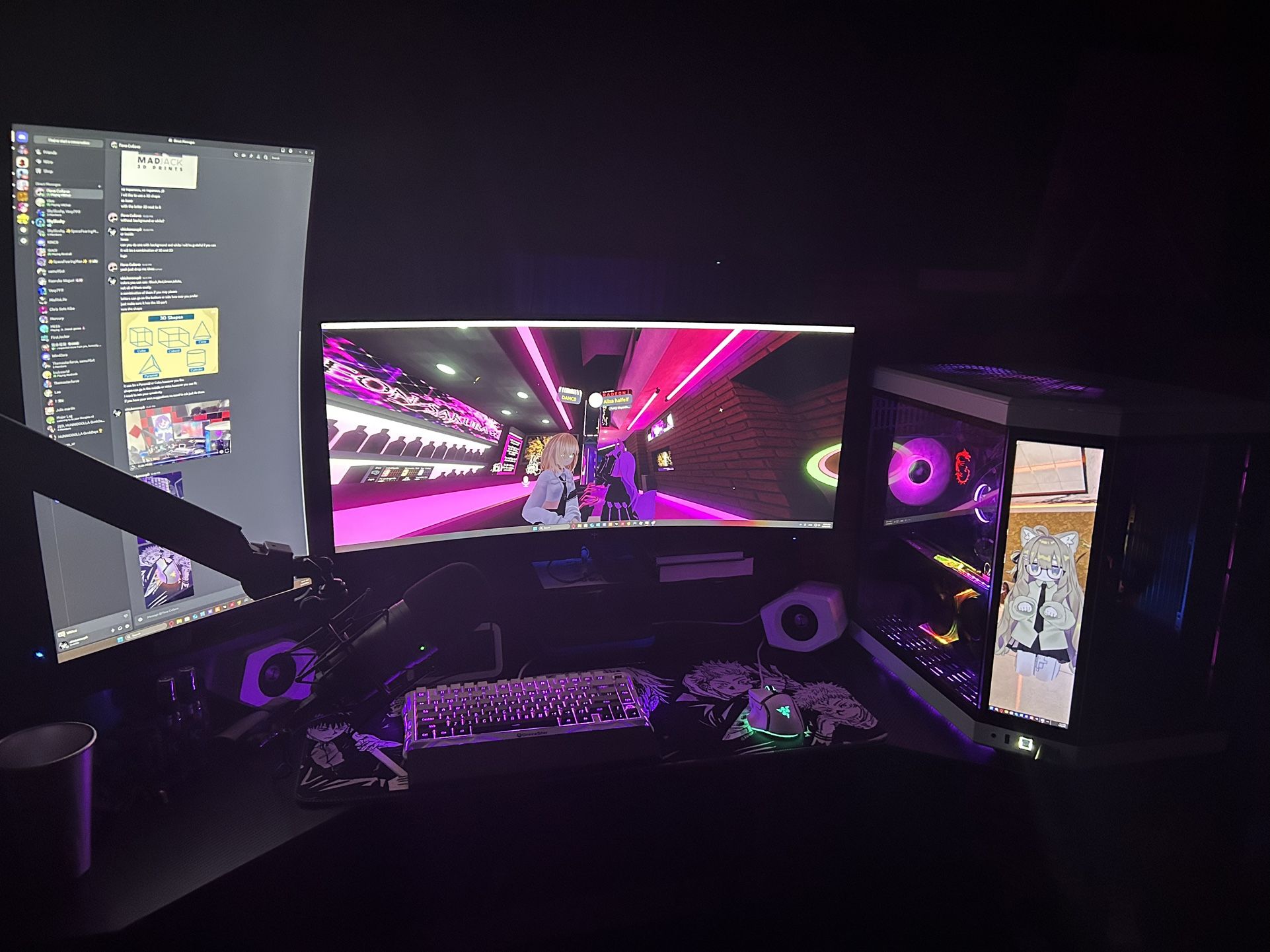 High End Gaming Set Up