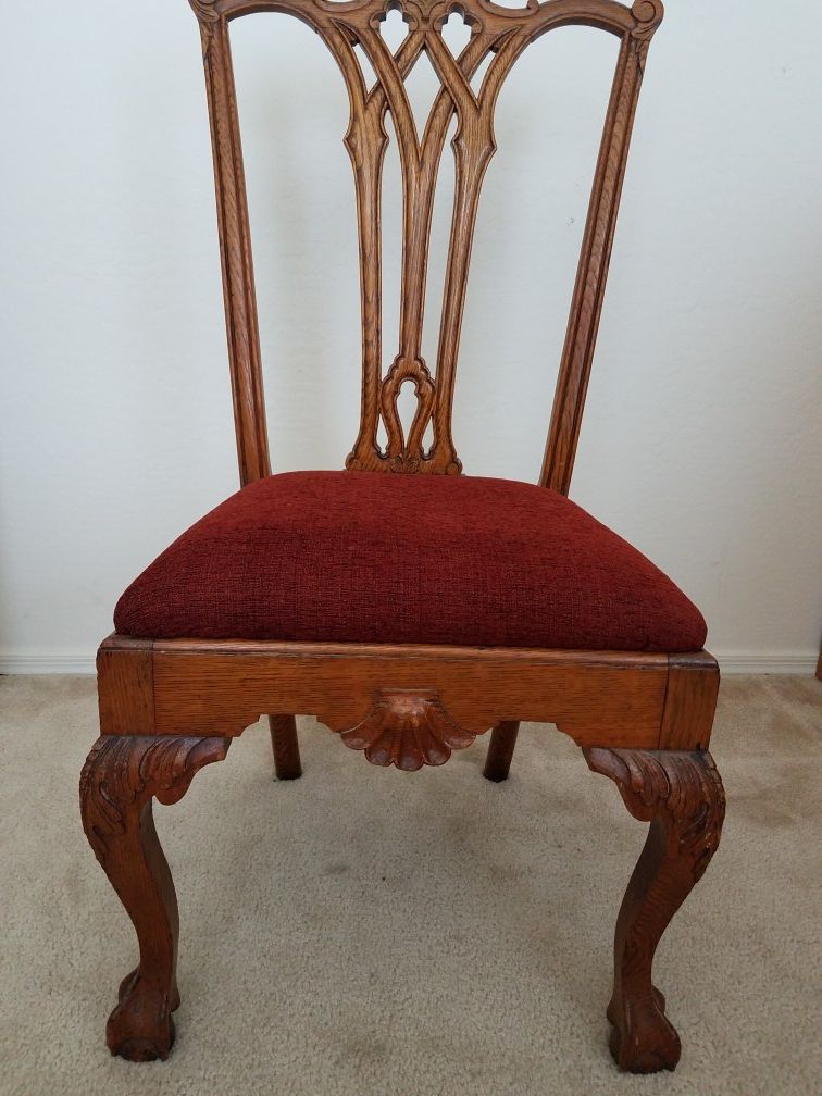 Antique dining chairs