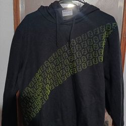 MEN'S DESIGNER "FENDI" HOODIE SWEATER SIZE LG 