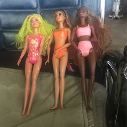 Two Jointed Dolls One Regular