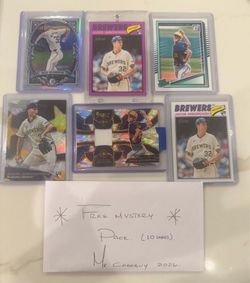 2025-26 Jacob Misiorowski Lot (6) Inserts Patch Purple Variation Foil + Freecard