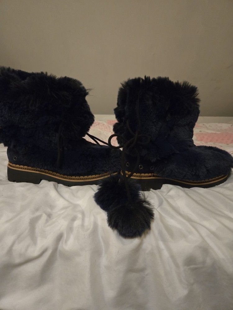 Boots Pink,dark blue,sizes,5,51/2