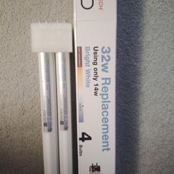 T8 LED Linear 48" Florescent Replacement Bulbs Twin Pin Connector 