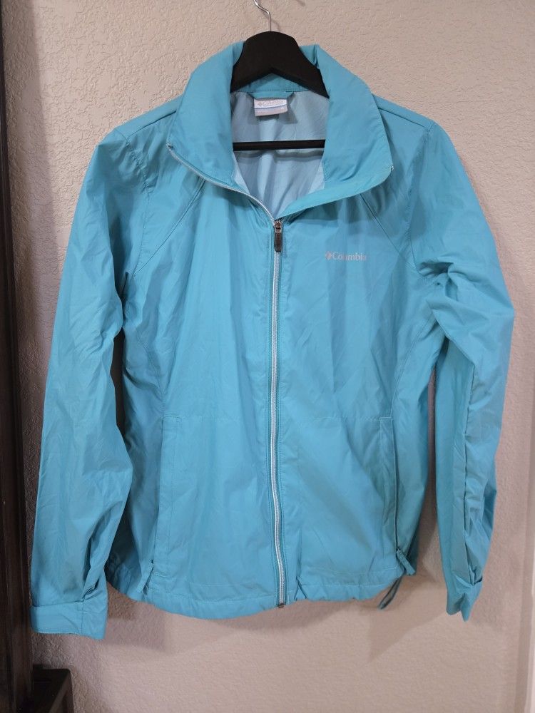 Columbia Windbreaker With Hood Medium